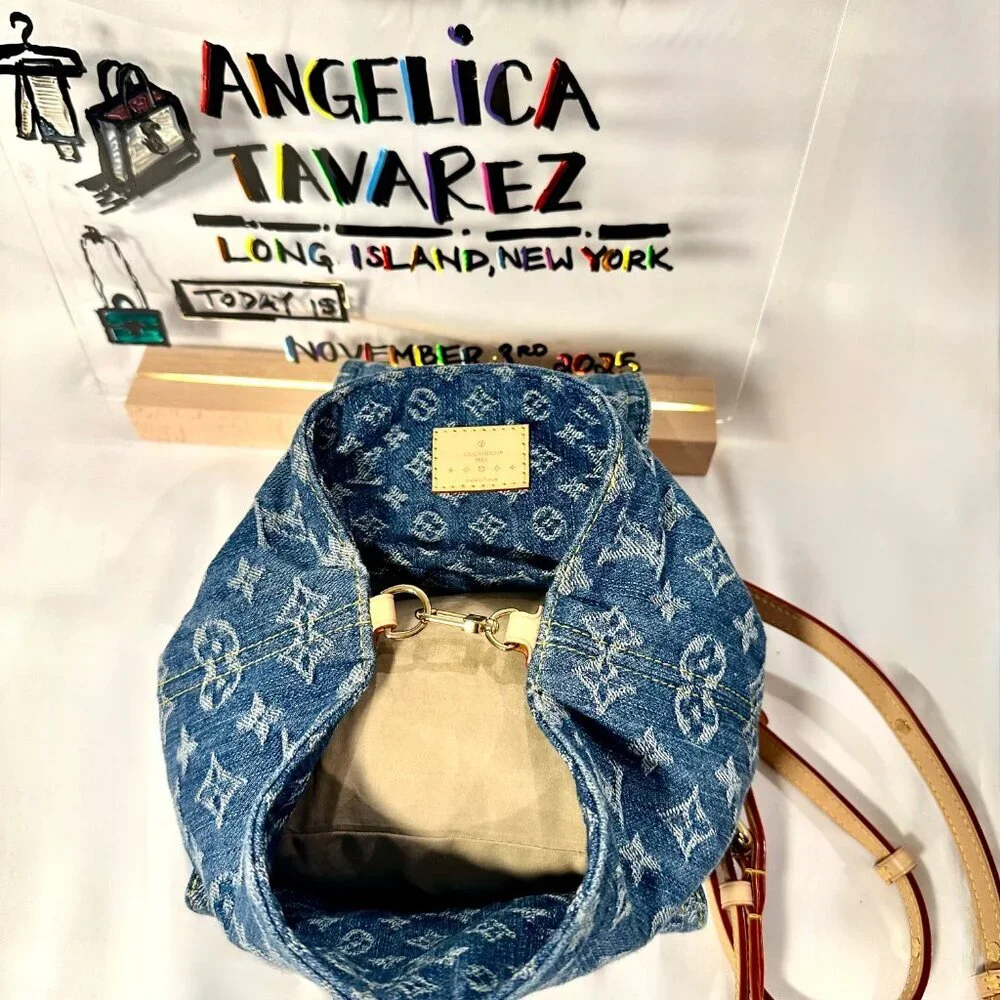 Louis Vuitton Venice Backpack - Monogram Denim Blue (NWT + Dust bag) - Picture 3 of 15